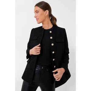 POMANDER PLACE Black Tweed Jennings Jacket Size XXXL NWT Retail $168 Tuckernuck